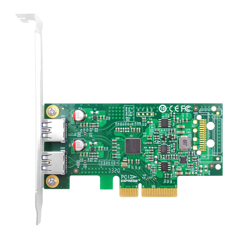 LRSU3A42-2A PCIe x4 to 2-Port USB3.1 Type A Host Adapter